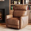 Power Recliner Chair, Swivel Rocker Chair, Upholstered Fabric Glider Recliner Nursery Chair with USB Ports,Ergonomic High Back Single Sofa Seat - 4 of 4