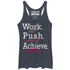 Women's CHIN UP Achieve Anything Racerback Tank Top - 1 of 3