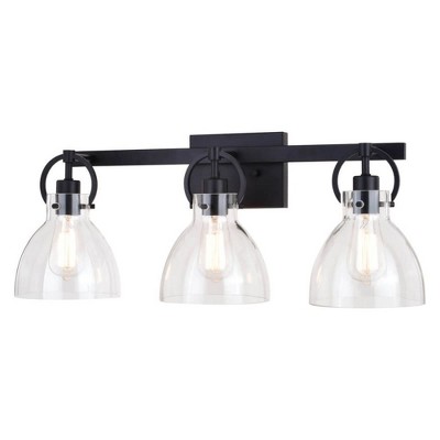 Vaxcel Ogden 3 - Light Vanity in  Matte Black
