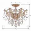 Crystorama Lighting Maria Theresa 3 - Light Semi-Flush Mount in  Polished Chrome - 4 of 4