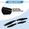 Unique Bargains Car Roof Rack Side Rails End Cover Cap Compatible for Lexus RX350 RX400h RX330 2003-2009 Black 4pcs - 3 of 4