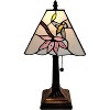 Amora Lighting Tiffany Style Mission Table Lamp 8" Wide - 3 of 4
