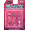 "The Fanatics" 6 piece Diecast Figure Set Limited Edition for 1/64 Scale Models by American Diorama - 4 of 4
