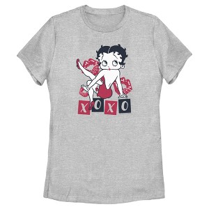 Women's Betty Boop XOXO Kisses T-Shirt - 1 of 4