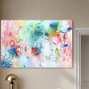 Art Remedy Doll Memories - Rainbow Vibes Colorful Abstract Wall Art Unframed - 2 of 4