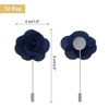 Unique Bargains Camellia Boutonnieres Pins for Formal Party Easy to Use Artificial Flowers 12pcs - 2 of 4