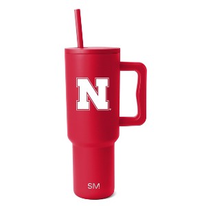 NCAA Nebraska Cornhuskers Simple Modern Trek Tumbler - 40oz - 1 of 3