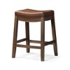 Maven Lane Sophia Backless Vegan Leather Counter Height Bar Stool - 2 of 4