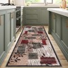 Area Rug Washable Rug Geometric Rug Soft Stain Resistant Non-Slip Rugs for Living Room Bedroom Dining Room Office - 2 of 4