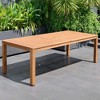 Amazonia Beijo 7pc Teak Finish Wood 100% FSC Rectangular Patio Dining Set Gray - 4 of 4