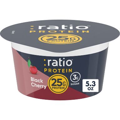 :ratio Protein Black Cherry Greek Yogurt - 25g Protein 5.3oz