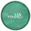 HomeRoots 14" Green And White Believe Round Serving Tray With Handles - 4 of 4