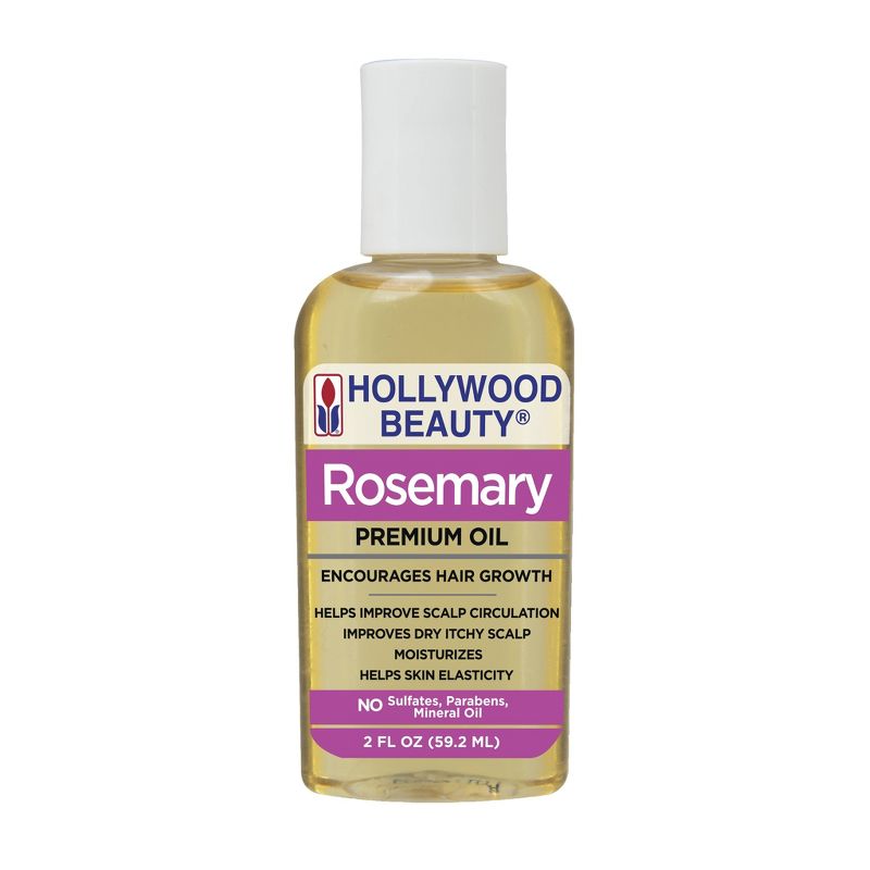 Hollywood Beauty Rosemary Hair, Scalp, and Skin Oil - 2 fl oz, 1 of 8