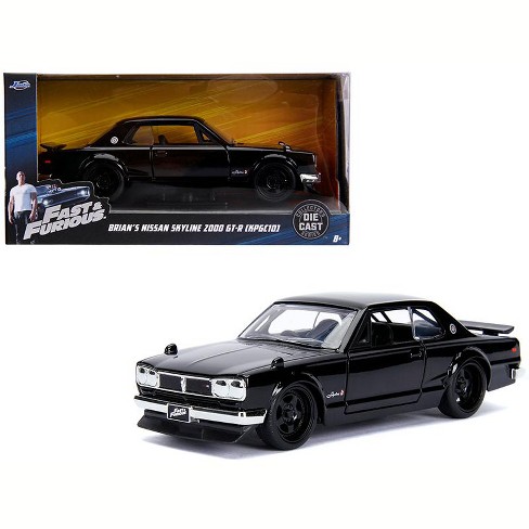 Brian S Nissan Skyline 2000 Gt R Kpgc10 Black Fast Furious Movie 1 32 Diecast Model Car By Jada