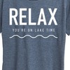 Women's - Instant Message - Relax Lake Time Short Sleeve Graphic T-Shirt - 2 of 4