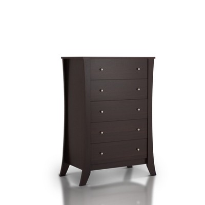 Weston 5 Drawer Chest Roasted Espresso - miBasics