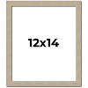 PosterPalooza | 12x14 Thin Barnwood Picture Frame, UV Acrylic, 2 Finishes - Grey and Black - 2 of 4