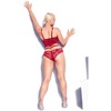Women's Plus Size Sylvie Underwire Bustier - pomegranate | FOX & ROYAL - 4 of 4