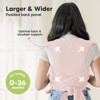 KeaBabies D-Lite Baby Wrap Carrier, Adjustable Baby Carrier, Baby Sling, Newborn, Infant, Toddler 7-44lbs - 2 of 4