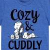 Boys' - Peanuts - Snoopy and Linus Cozy And Cuddly Short Sleeve Graphic T-Shirt - 2 of 4