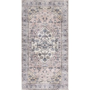 Nourison Washable Brilliance Medallion Indoor Rug - 1 of 4