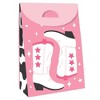 Big Dot of Happiness Rodeo Cowgirl - Pink Western Gift Favor Bags - Party Goodie Boxes - Set of 12 - 3 of 4