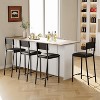 Bar Stools, Set of 2 Dining Chairs, Kitchen Breakfast Chairs with Upholstered, 36" Tall Counter Bar Stools, Easy Assembly, for Dining Room - 4 of 4