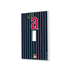 MLB Cooperstown West Teams Pinstripe Hidden-Screw Light Switch Plate for Single Toggle - 1 of 4