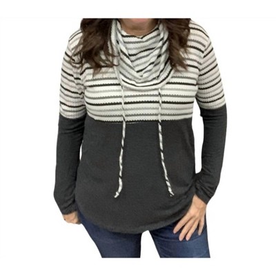 Women's Cowl Neck Pullover Top - STACCATO