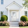 36 x 80 Fiberglass Entry Door, 4-9/16 in. New Packaging Vinyl Frame,9 Lite Low-E Glass - Primed Front Door for Home's Front Entrance - 2 of 4