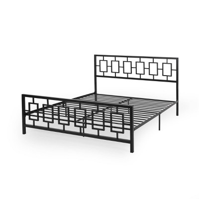 target iron bed king