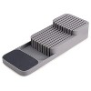 LunaLulinlk Kitchen Drawer Organizer Tray for Knives Knife Block Cutlery Storage Grey - 2 of 4