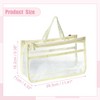 Unique Bargains EVA Zipper Clear Makeup Bags and Organizers 1 Pc - 2 of 4