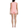 Lands' End Women's Cooling 3 Piece Pajama Set - Robe Tank and Shorts - 2 of 4