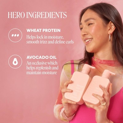 MONDAY Smooth Shampoo with Wheat Protein and Avocado Oil - 12 fl oz