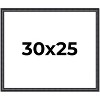 PosterPalooza | Linear Black Picture Frame - UV Acrylic, Backing Board, Hanging Hardware Included - 2 of 4
