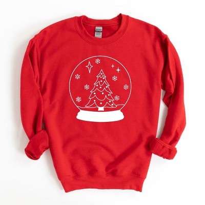 Simply Sage Market Women's Graphic Sweatshirt Christmas Snow Globe