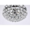 Elegant Lighting Savannah 16 inch flush mount in black - 4 of 4