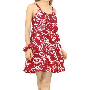 HAPPY BAY Women's Vacay Holiday Beach Summer Beachwear Sleeveless Casual Dress Spaghetti Strap Nightshirts Slip Nighty - 1 of 4