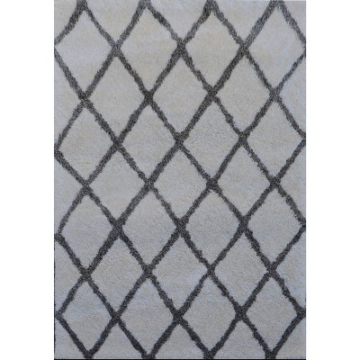 Noble House Moroccan Cream-Grey 5'x7' Rug