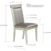 Kings Brand Furniture – Hamlin Upholstered Dining Room Chair - Set of 2 - Champagne - 2 of 3