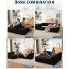 106" Cloud Sectional Couch with L-Shape Chaise, Modern Modular Deep Seat Sofa Couch, Oversized Sofa Sleeper for Living Room, No Assembly Required - 2 of 4