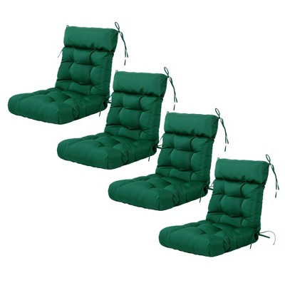 ARTPLAN Patio Chair Cushion,Tufted Adirondack Outdoor Chair Cushion,Wicker High Back Outdoor Seat Cushion,Set of 4,21"X21"X4" (4 Pack)
