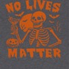 Rerun Island Men No Lives Matter Short Sleeve Graphic Cotton T-Shirt - 2 of 4