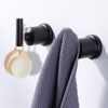 WOWOW Single Robe Hook in Stainless Steel 2 Pack - 2 of 4