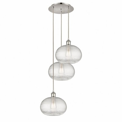 Ithaca - 3 Light Cord Hung Multi Pendant In Industrial Style-29.25 Inches Tall and 16.5 Inches Wide