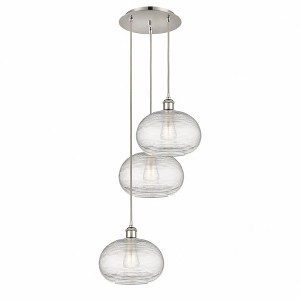Ithaca - 3 Light Cord Hung Multi Pendant In Industrial Style-29.25 Inches Tall and 16.5 Inches Wide - 1 of 1