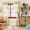 1pc 50"x84" Light Filtering Jacquard Curtain Panel Gold - Opalhouse™ designed with Jungalow™ - image 2 of 4