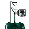 Sunnydaze Outdoor Lawn and Garden Heavy-Duty Steel Rolling Gardening Cart with Extendable Steer Handle, Swivel Chair, and Basket - 3 of 4