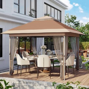 GustoWave Waterproof 12x12FT Pop-Up Gazebo for Patio Garden Backyard - 1 of 4